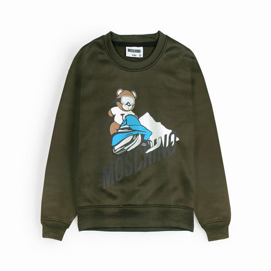 Moschino Olive Sweatshirt
