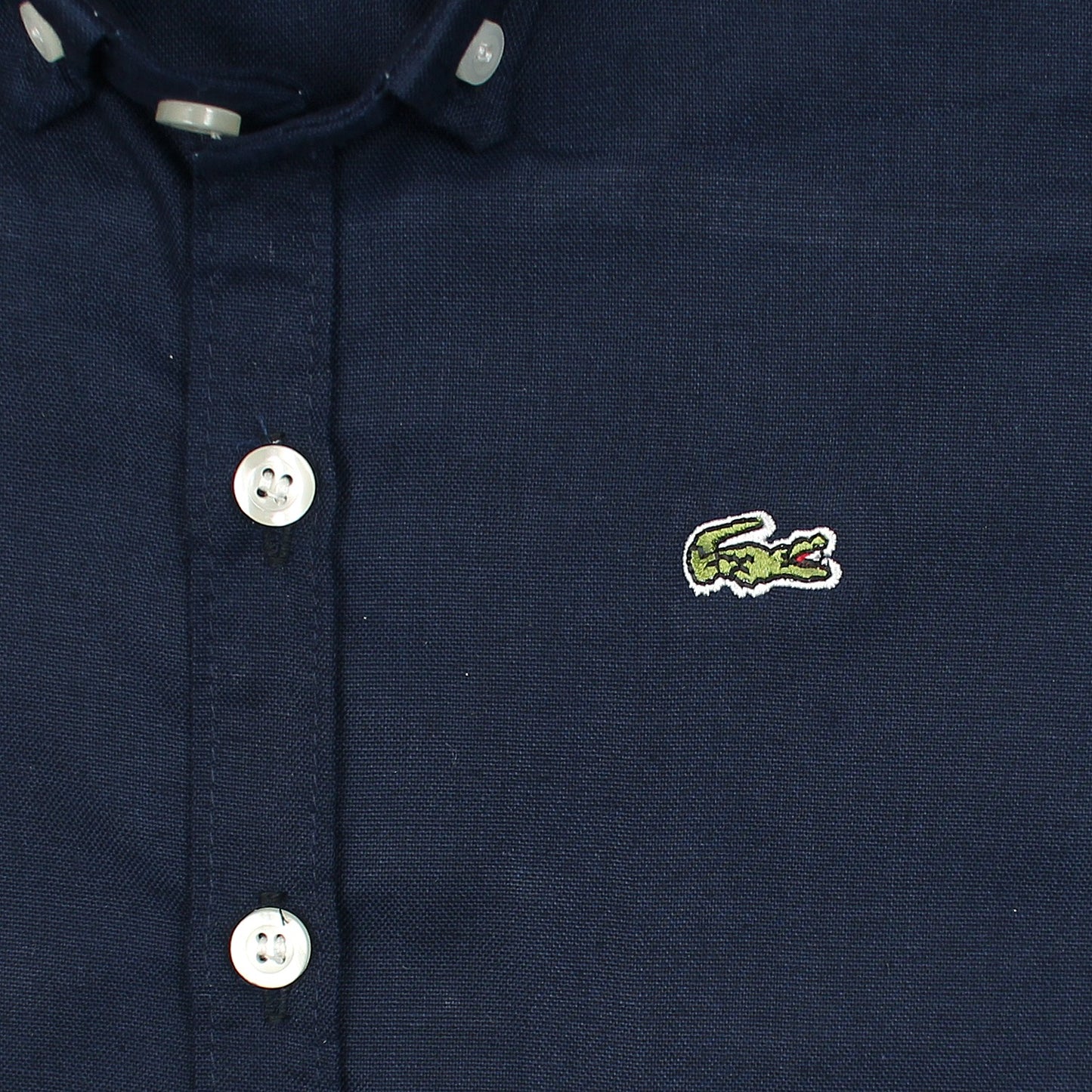 LCST Navy Casual Shirt With Embroidered Logo